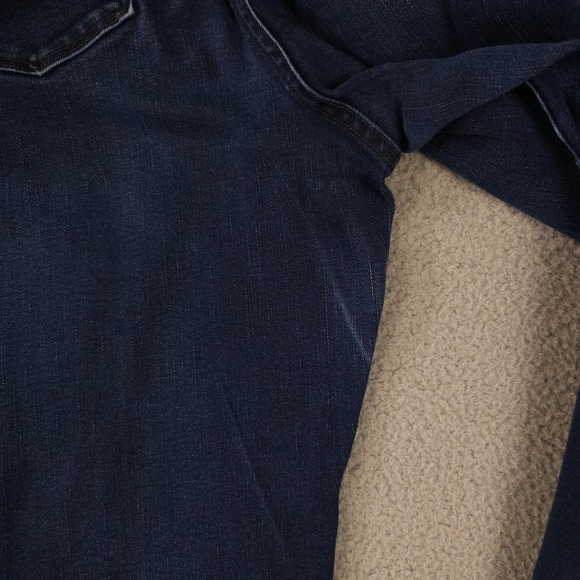 Levis 512 Jeans Womens 12 Blue Perfectly Slimming Straight Leg Stretch Dark Wash - Picture 16 of 16